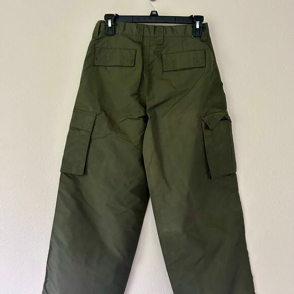 Cannon River blues Ripstop wide leg Cargo pants outdoor Gorpcore army green 2 - Picture 7 of 11